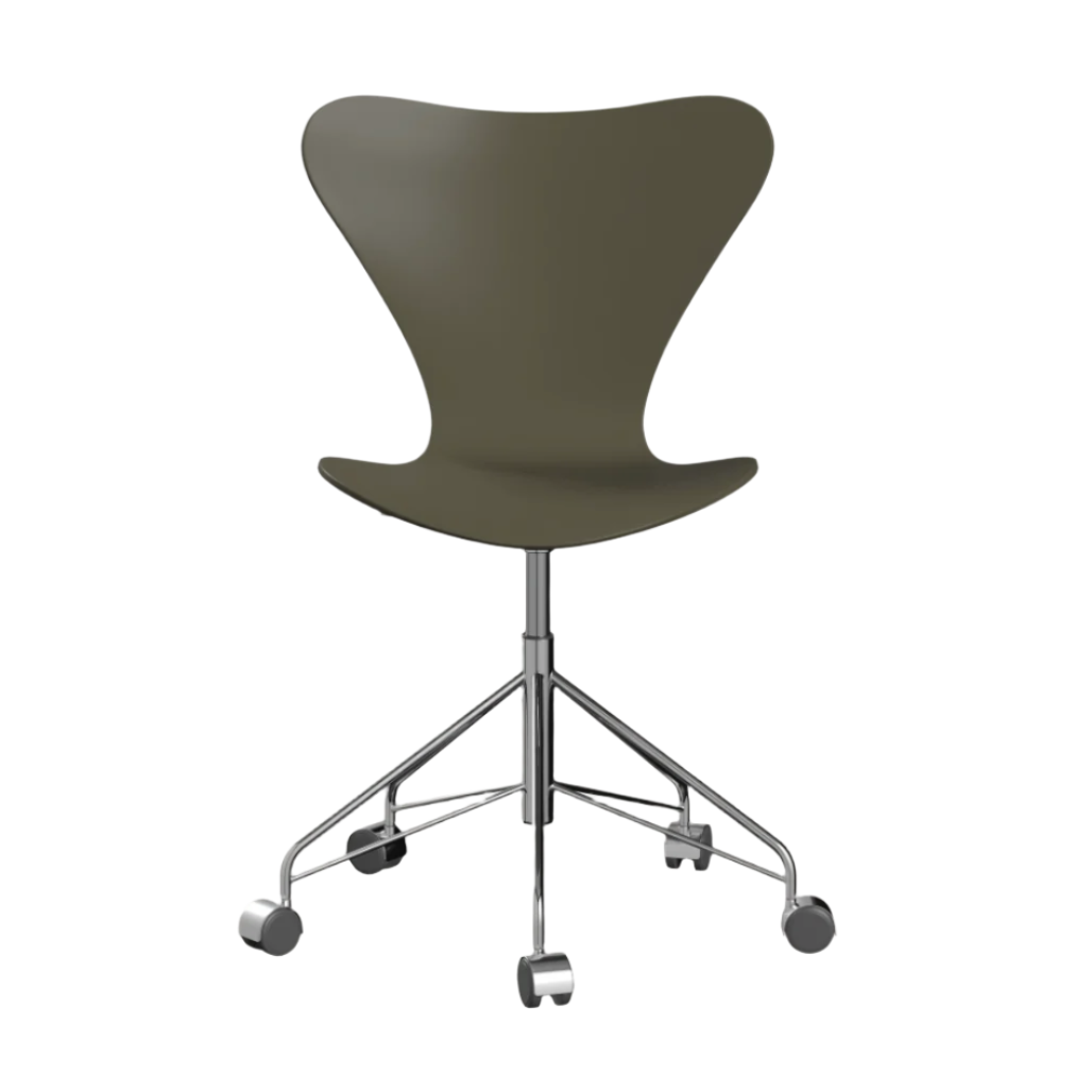 Series 7 Office Chair Unpholstered by Arne Jacobsen