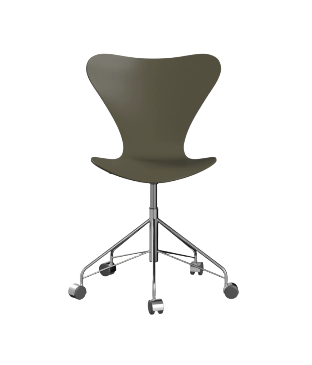 Series 7 Office Chair Unpholstered by Arne Jacobsen