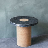 Sintra Side Table Black Marble