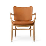 VLA61 Monarch Chair, Oak Oil with Sif-95 Tan Leather