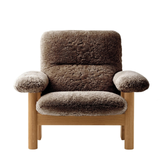 Sillón Brasilia de piel de oveja