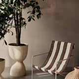Desert Lounge Chair Off-White/Chocolate