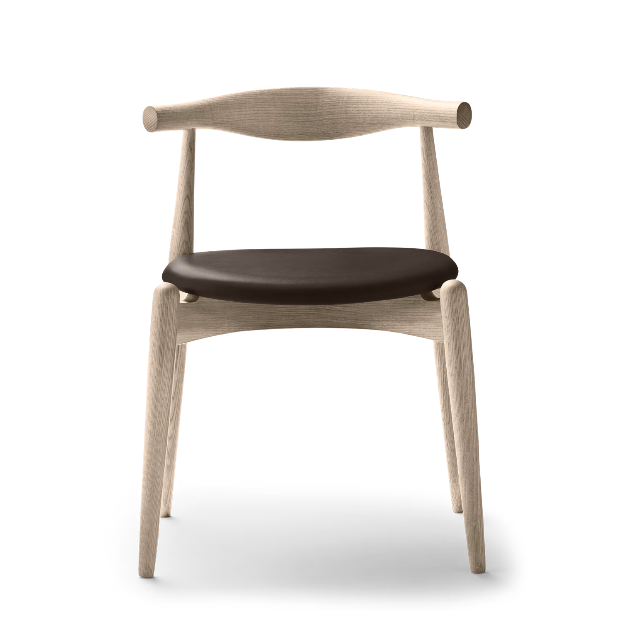 CH20 Elbow Chair Leather Seat