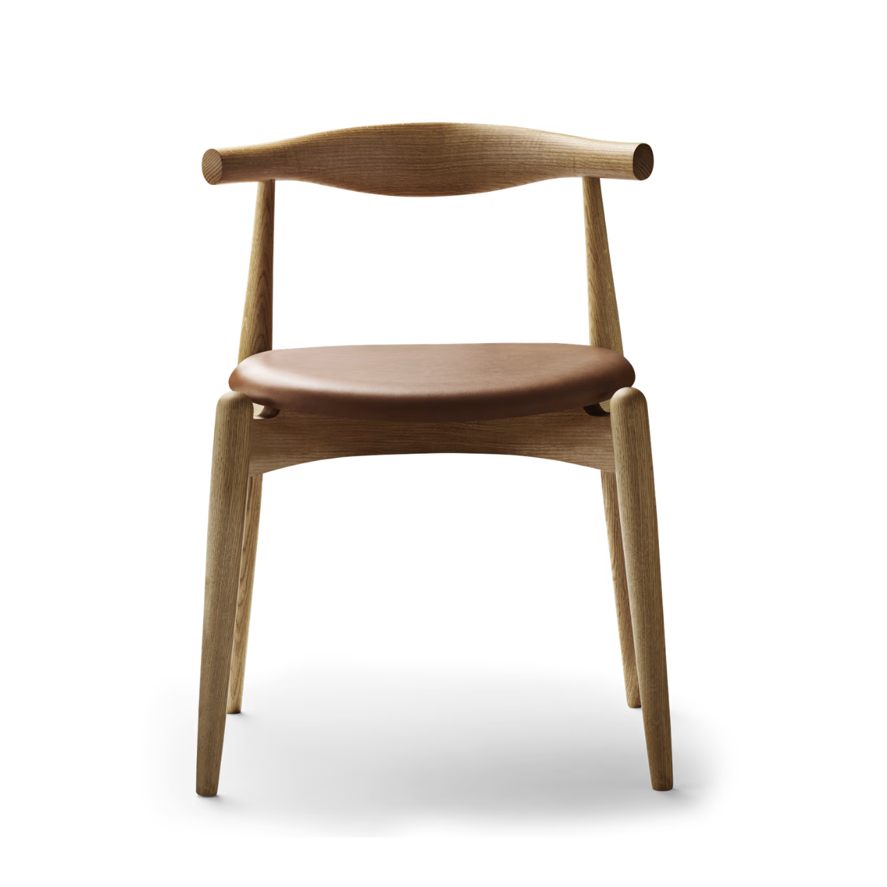 CH20 Elbow Chair Leather Seat