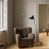 Silla Karu Sahara de piel de oveja 