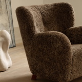 Silla Karu Sahara de piel de oveja 