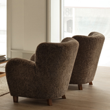 Silla Karu Sahara de piel de oveja 