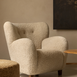 Silla Karu de piel de oveja