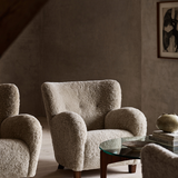 Silla Karu de piel de oveja