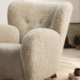 Silla Karu de piel de oveja