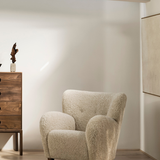 Silla Karu de piel de oveja