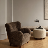 Luupo Ottoman | Shearling Wool (40 cm or 45 cm)