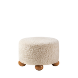 Luupo Ottoman | Shearling Wool (40 cm or 45 cm)