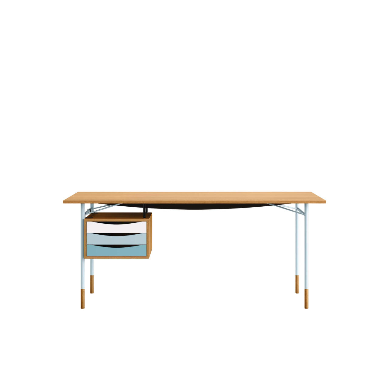 The Finn Juhl Nyhavn Desk with Tray Unit Small