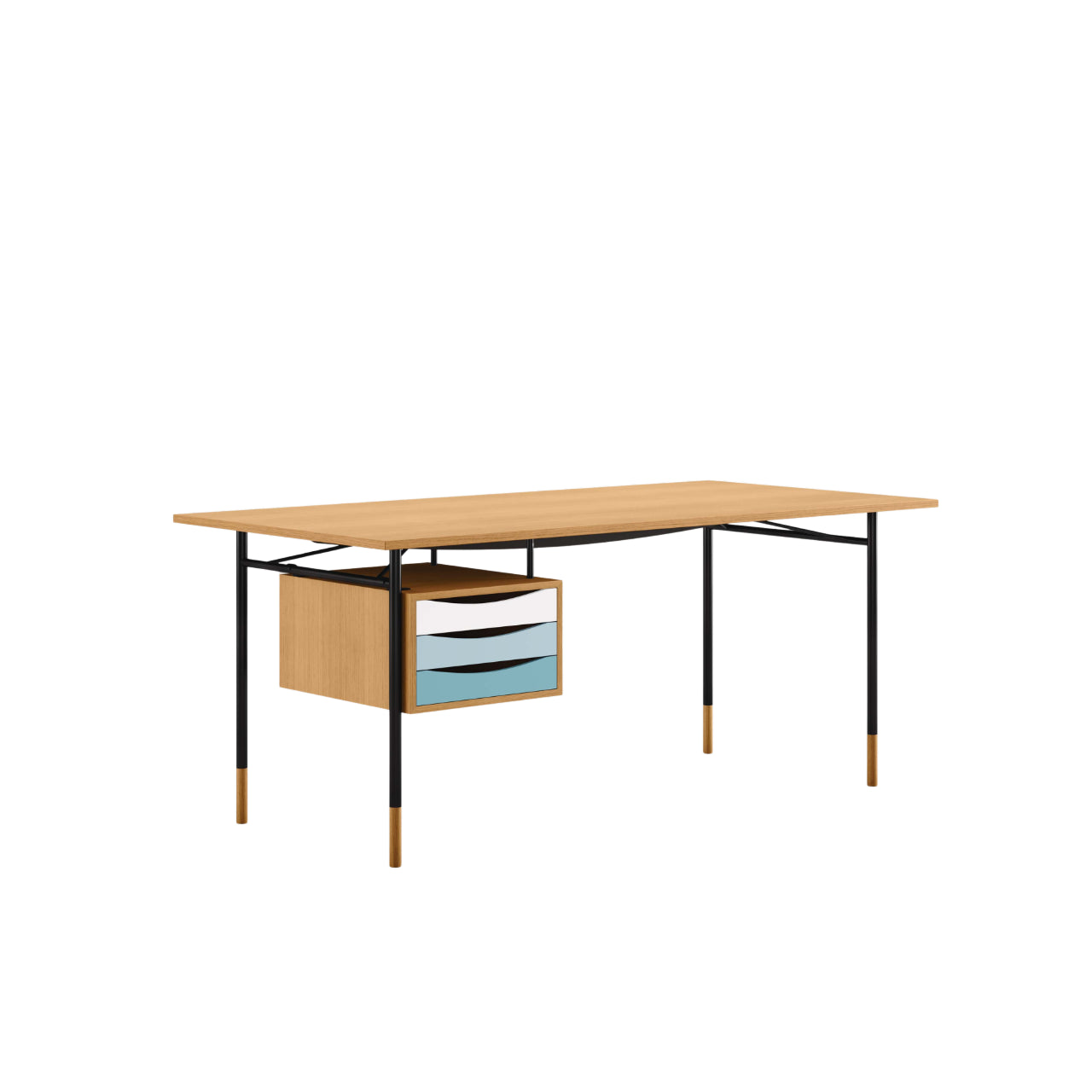 The Finn Juhl Nyhavn Desk with Tray Unit Small