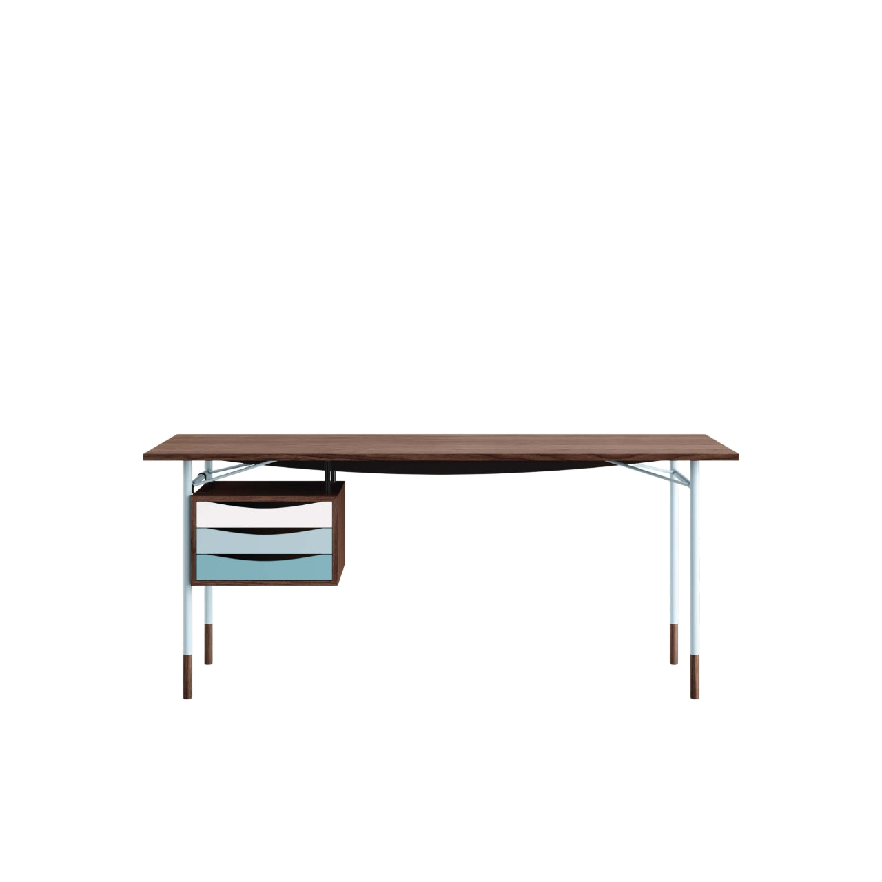 The Finn Juhl Nyhavn Desk with Tray Unit Small