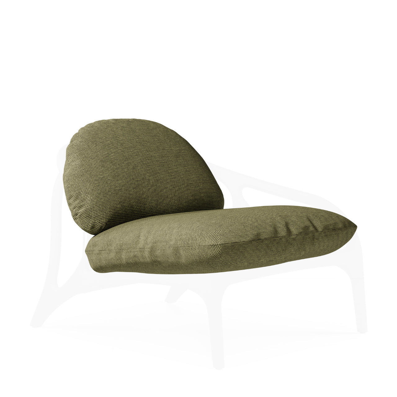 Vime Outdoor Lounge Chair Cushion Set