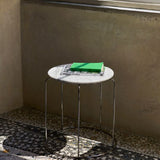 Wire Stool Marble Top