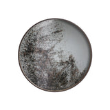 Aged Mirror Tray - Round