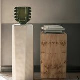 Mesa auxiliar de madera de nudo