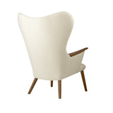 CH78 Mama Bear Chair in Ivory and Walnut