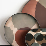 Combined Dots Glass Tray