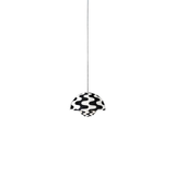 Flowerpot VP7 Pendant | Black & White Pattern