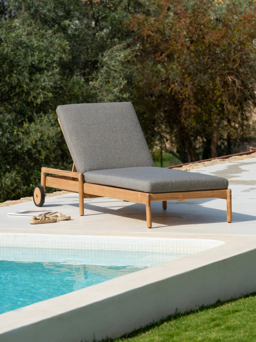Jack Outdoor Adjustable Lounger Frame | Ethnicraft | Danish ...