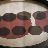 Layered Dots Glass Tray - Round