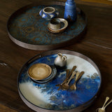 Organic Glass Tray - Round