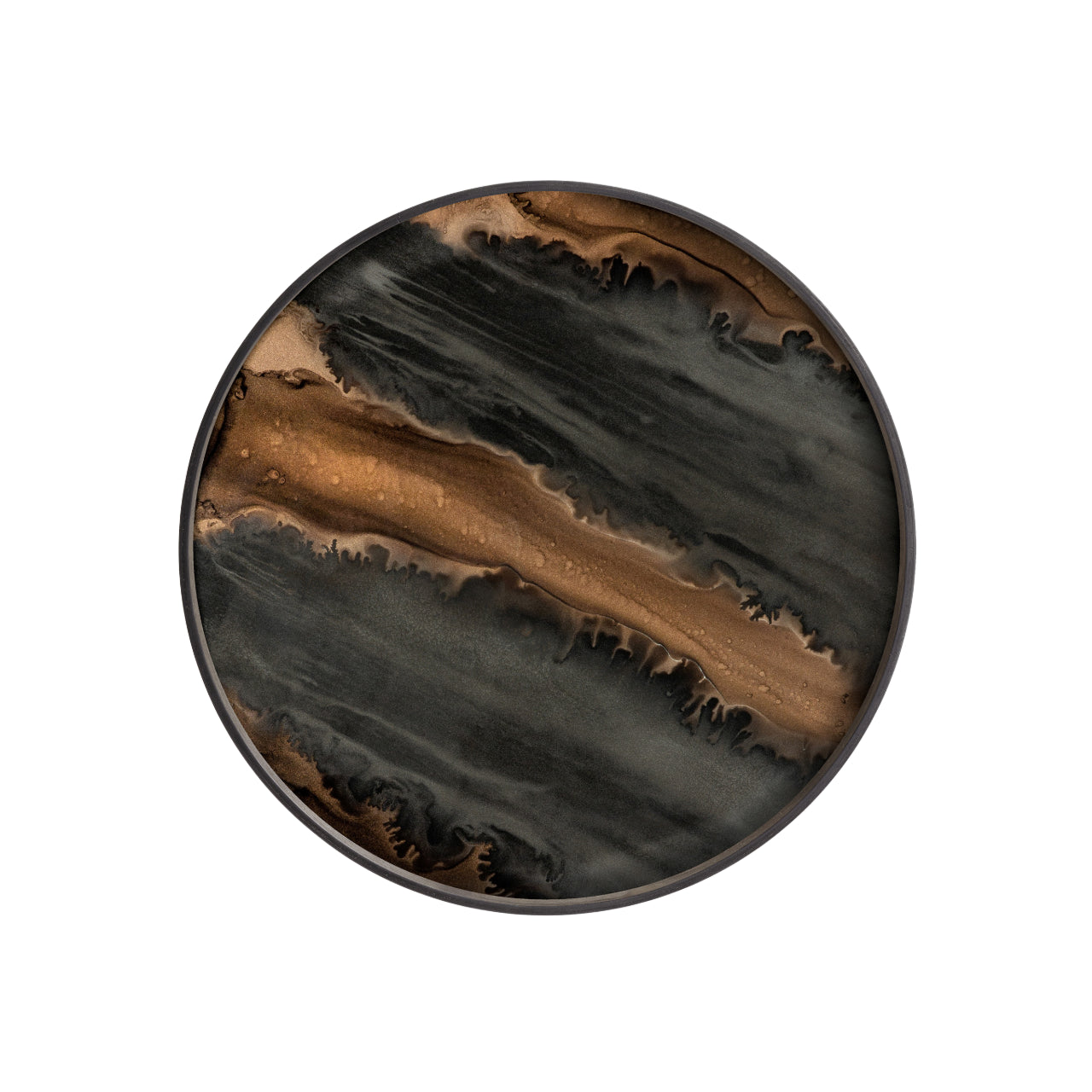 Organic Glass Tray - Round