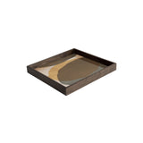 Overlapping Dots Glass Tray - Square