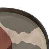 Overlapping Dots Glass Tray