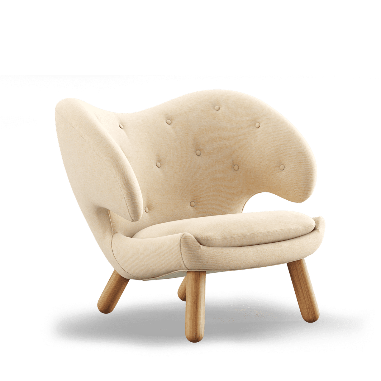 La silla Pelícano de Finn Juhl | Tela