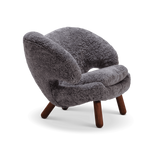 La silla Pelican de piel de oveja de Finn Juhl