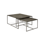 Pentagon Nesting Coffee Table Set