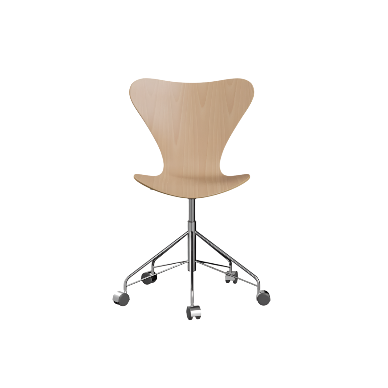 Silla de oficina Serie 7 sin tapizar de Arne Jacobsen