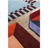 Teklan Frame Wool Rug