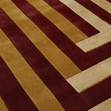 Teklan Labyrinth Wool Rug